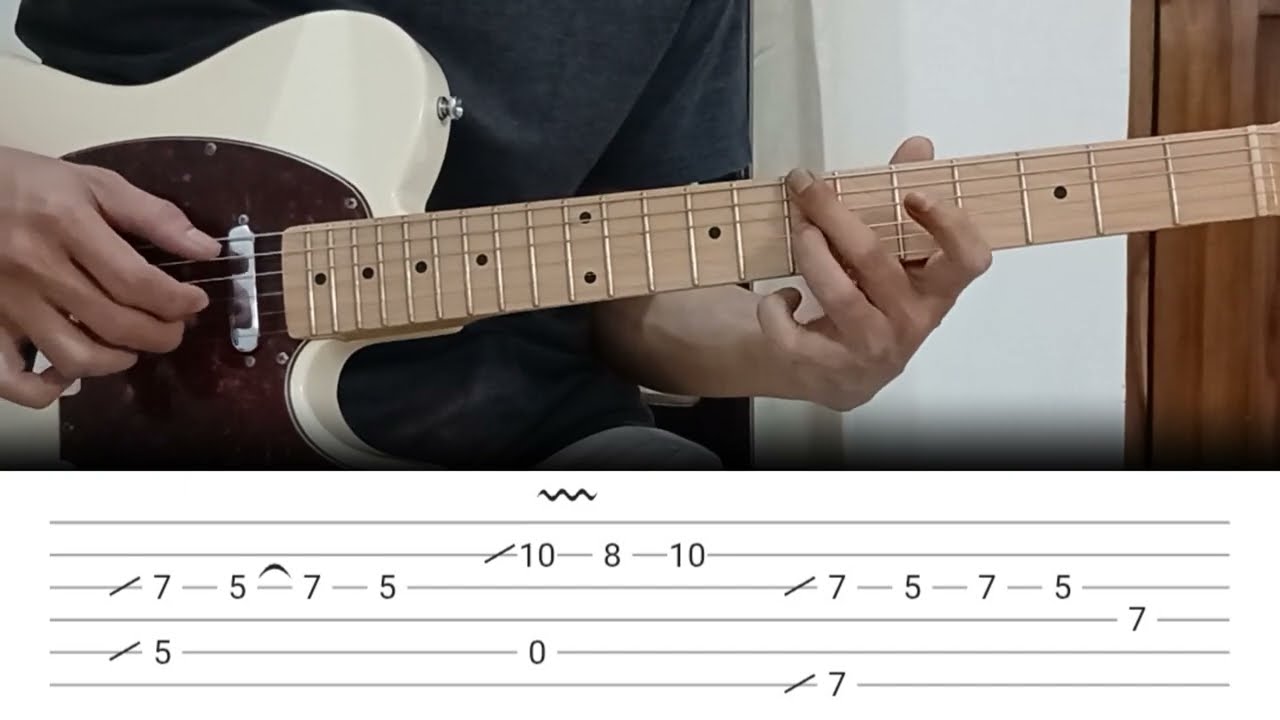 Avenged Sevenfold - Buried Alive intro clean (Tutorial with Tab)