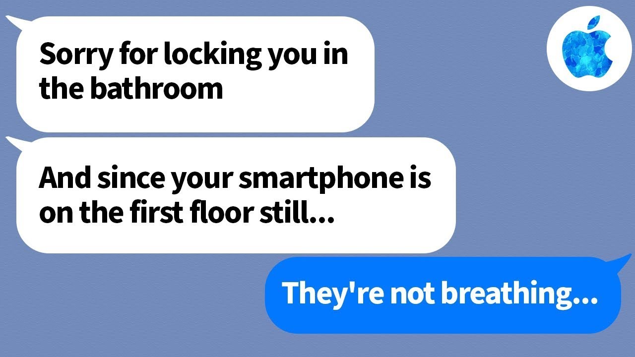 【Apple】Thinking it was me in the bathroom when he'd come home, my husband locked the door【Apple】