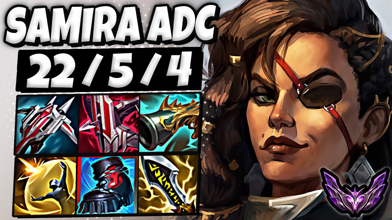 Samira vs Jhin ADC [ TripleKill ] Patch 25.19 Korea Master ✅