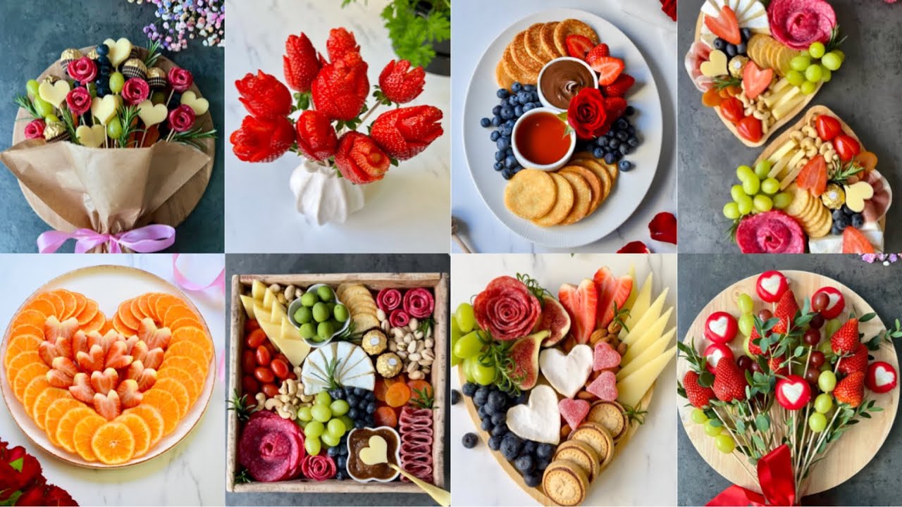 10 Creative Valentines Charcuterie Board Designs | Gift & Food Ideas🌹 Easy Tutorials✨