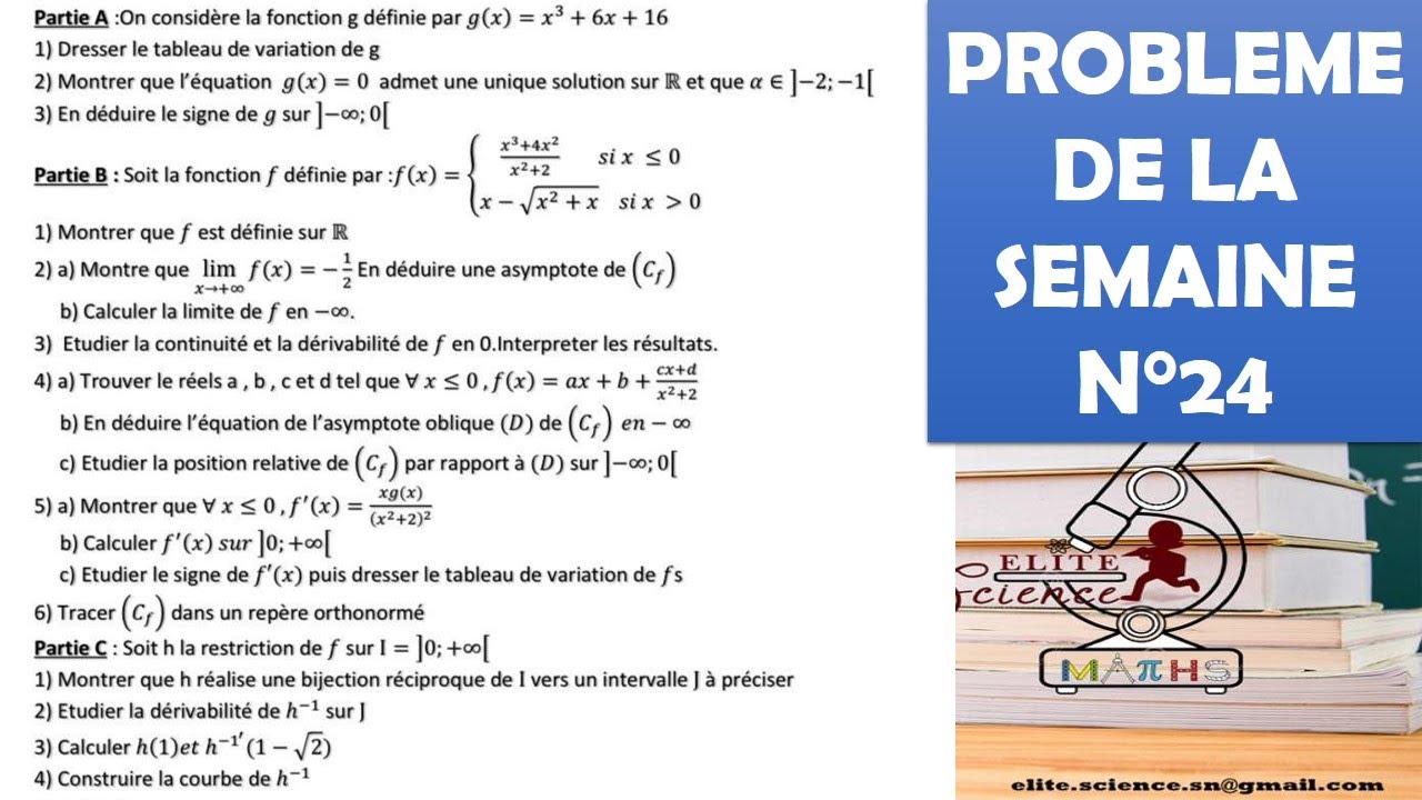 ⏰PROBLEME DE LA SEMAINE⏰ N°24:- TS2 🔥🔥🔥