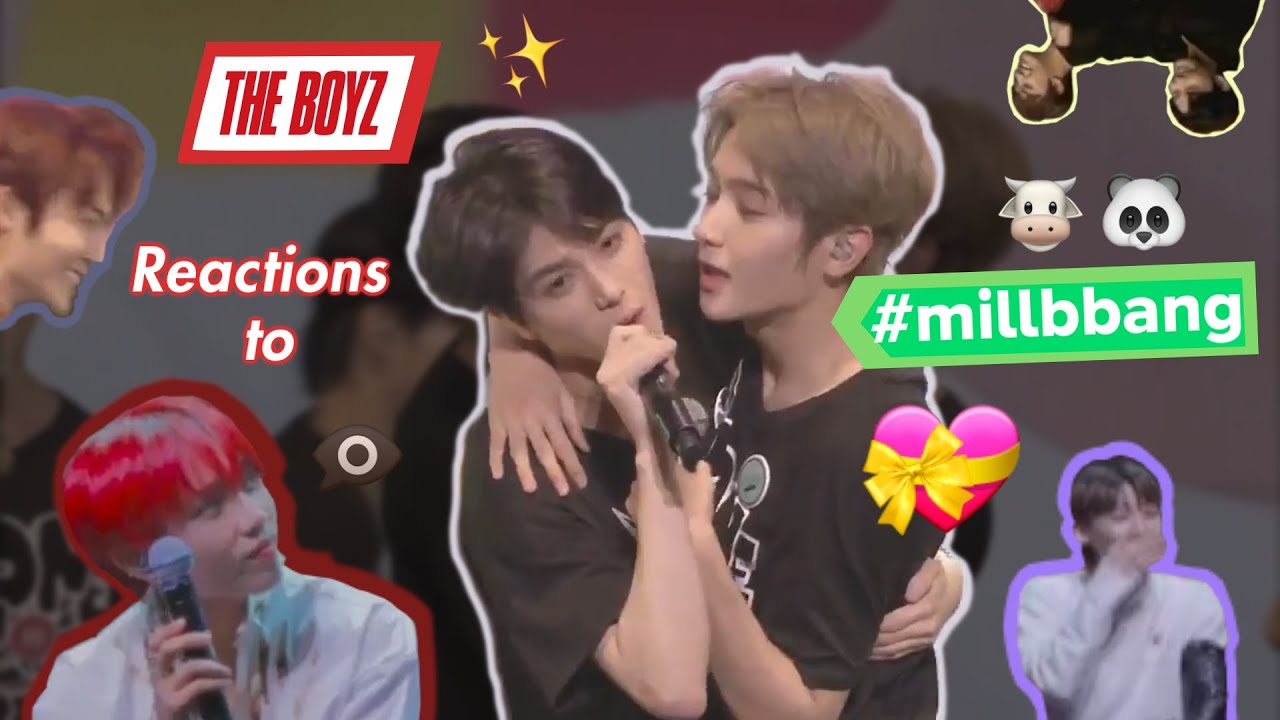 THE BOYZ react to #MillBbang #밀빵