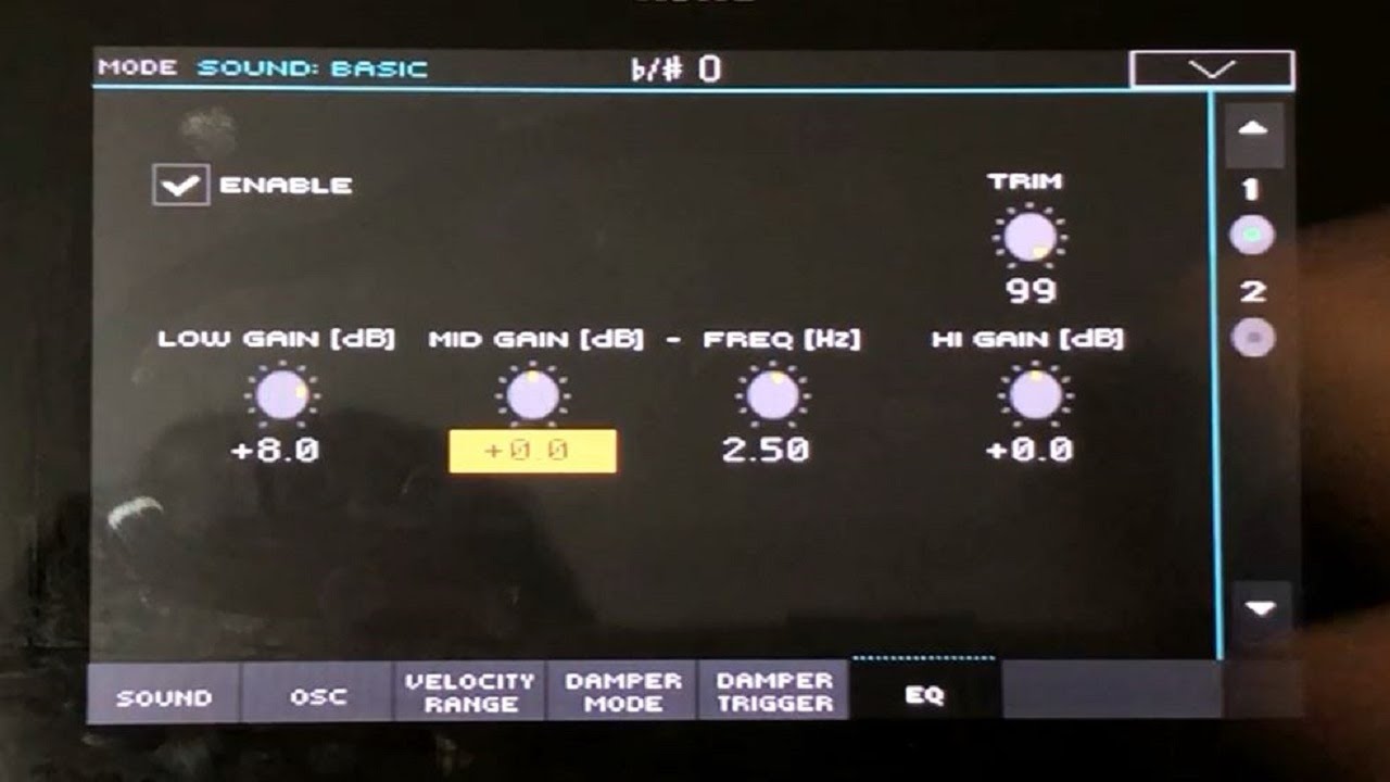 Korg Pa - Sesin / Sound'un / Sample'nin Ses Seviyesini Daha Fazla Yükseltme veya Kısma
