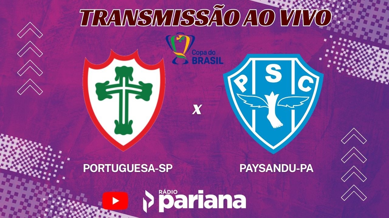 AO VIVO |  PORTUGUESA-SP X PAYSANDU-PA | COPA DO BRASIL | 17.03.26