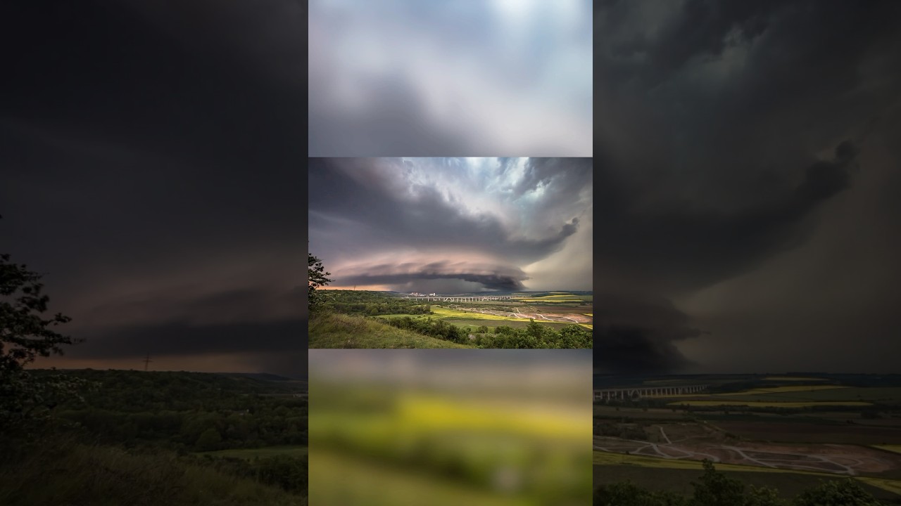 Meine erste starke SUPERZELLE fotografieren #natur #gewitter #fotografie
