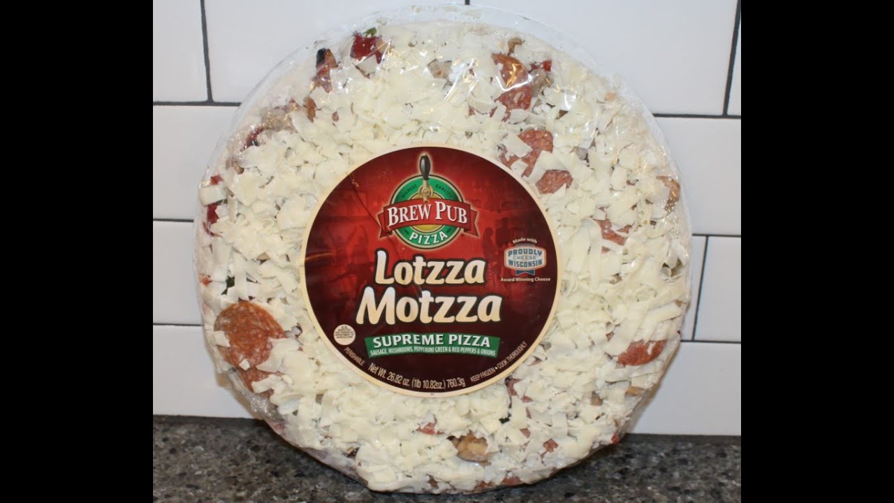 Brew Pub Pizza Lotzza Motzza Supreme Pizza Review