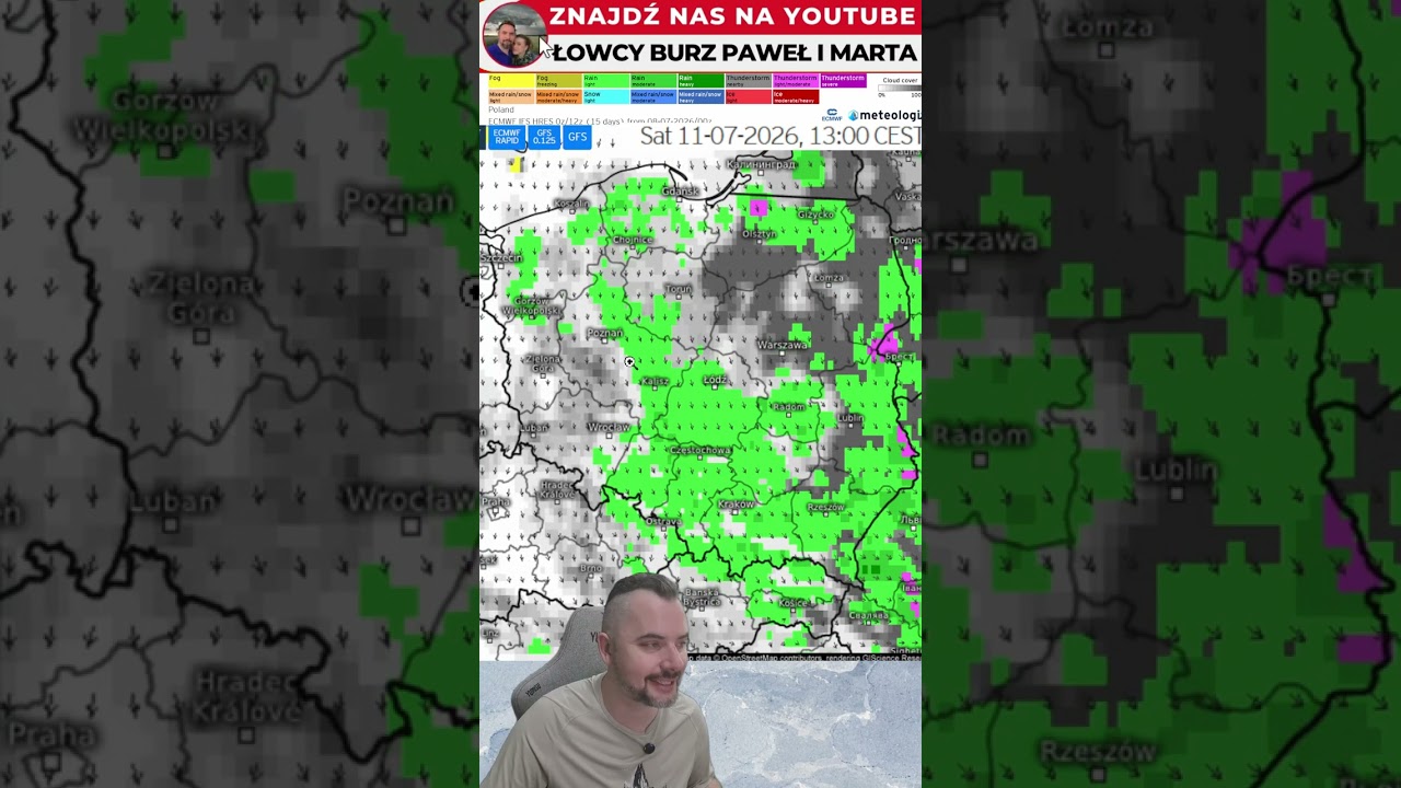 Szybka pogoda na Weekend   #pogoda #polska #short #prognoza
