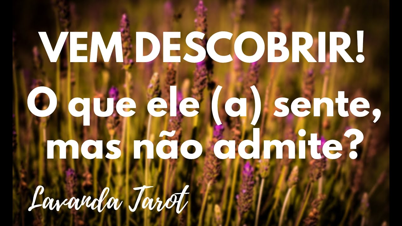 #tarot 💜 💌🪻 VEM DESCOBRIR! O que ele (a) sente, mas não admite?💜💌🪻