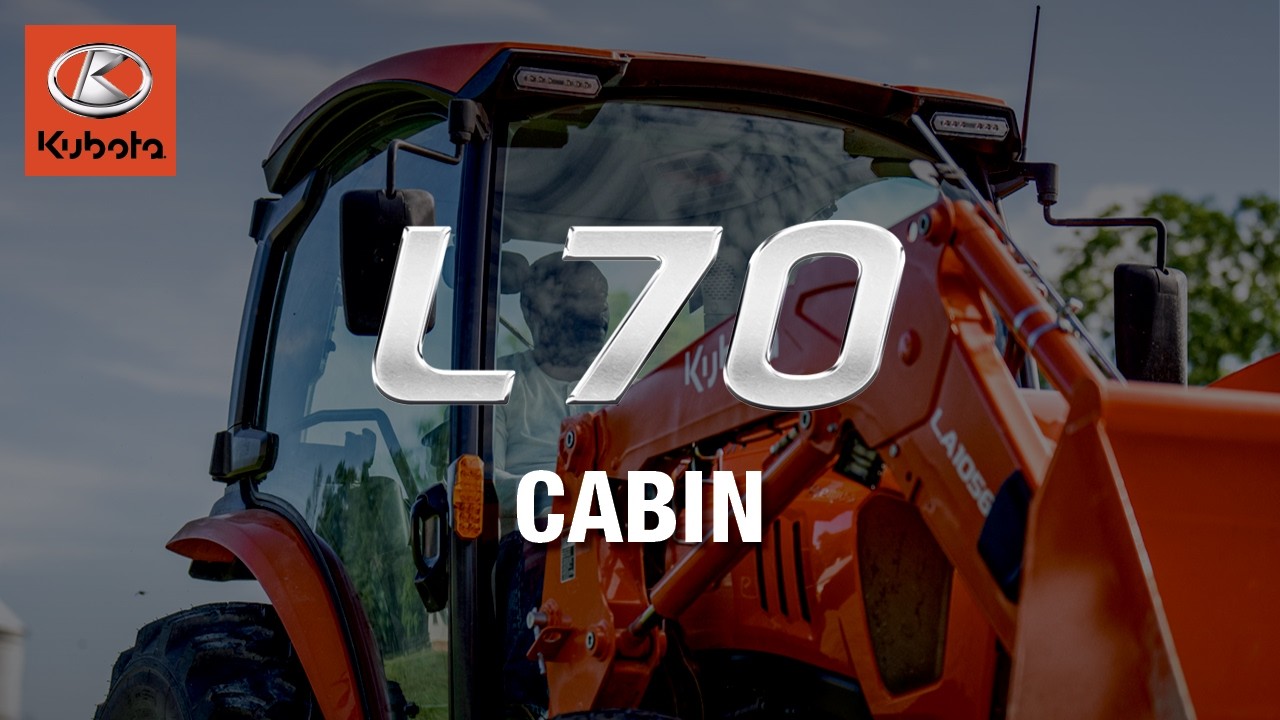 Grand L70 de Kubota | Cabine ProCab : Au service de l'opérateur