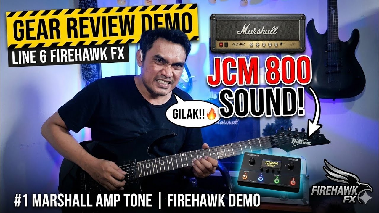 Review  Marshall JCM 800 di Line 6 Firehawk FX