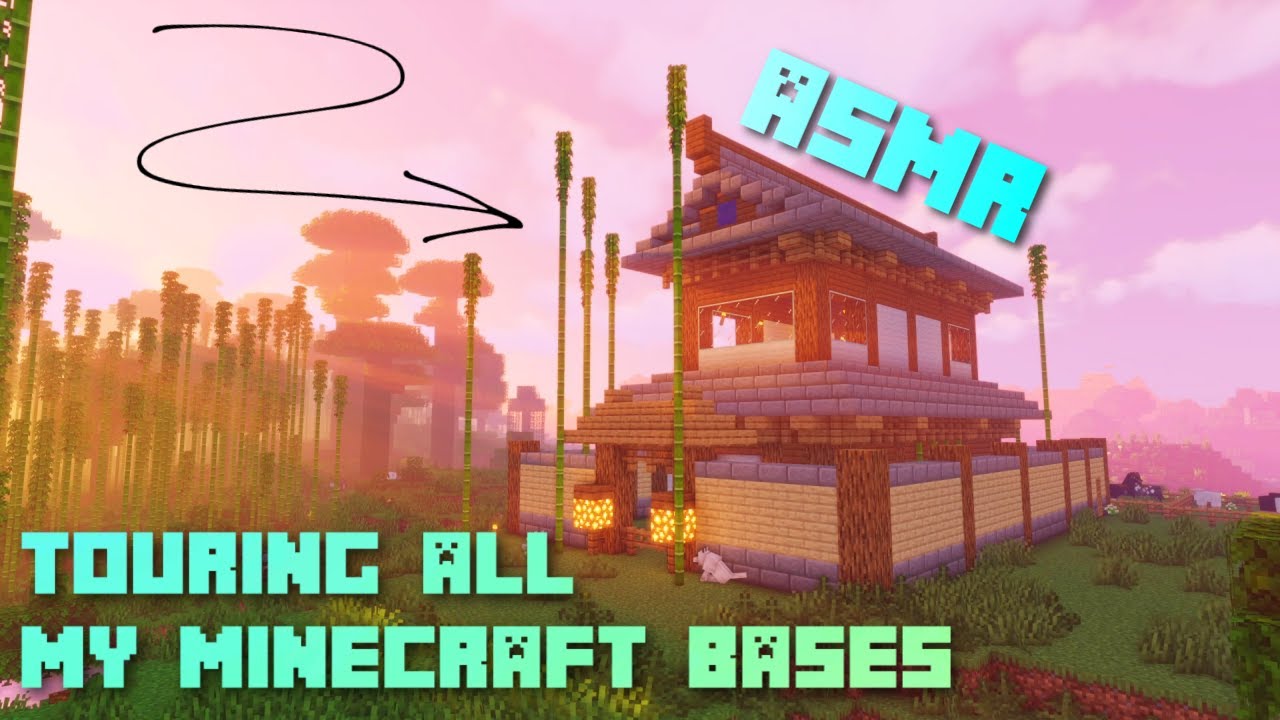 ASMR | EVERY Minecraft house/base I've EVER made! 🏡 Binaural whispers