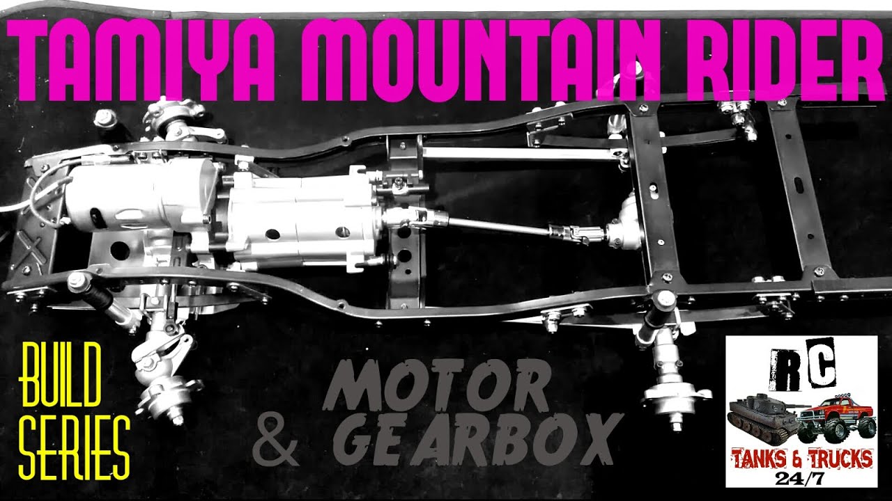Tamiya Toyota 4X4 Pick-Up MOUNTAIN RIDER - Build Series - Motor & Gearbox! Steps 24 to 26