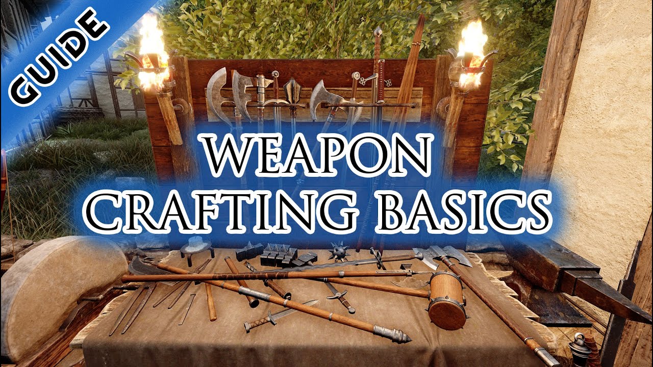 Mortal Online 2 Weapon Crafting Tutorial 4k Basic Guide on How to make Weapons