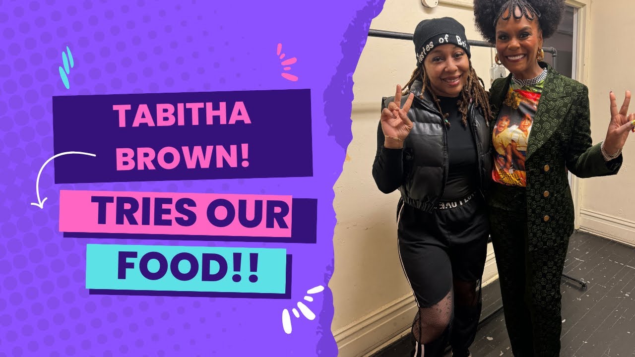 Tabitha Brown Tries Our Food - For Her Chicago Book Tour✨✨✨✨