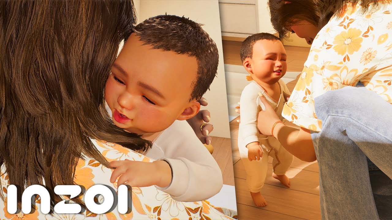 Let's Play inZOI : Baby Becomes A Toddler! Adorable Toddler Gameplay - Ep 6