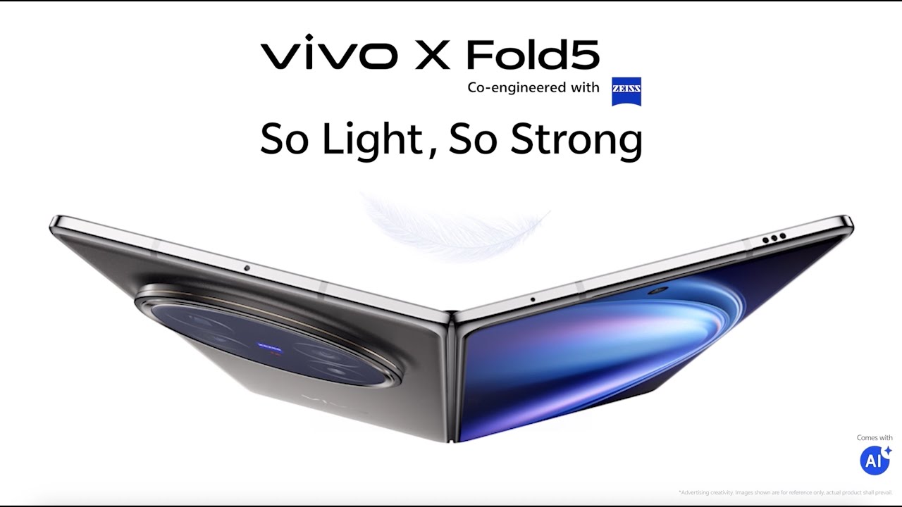vivo X Fold5 #SoLightSoStrong