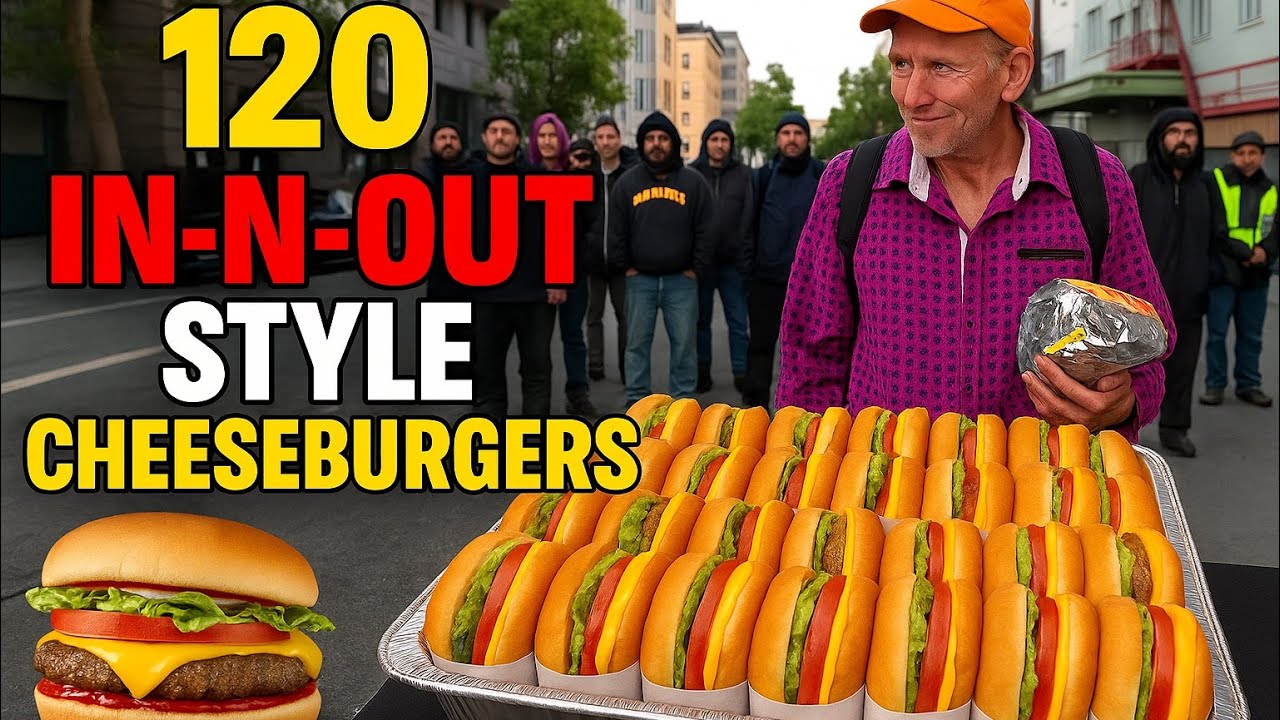 120 чизбургеров в стиле «In-N-Out» для бездомных в Сан-Франциско