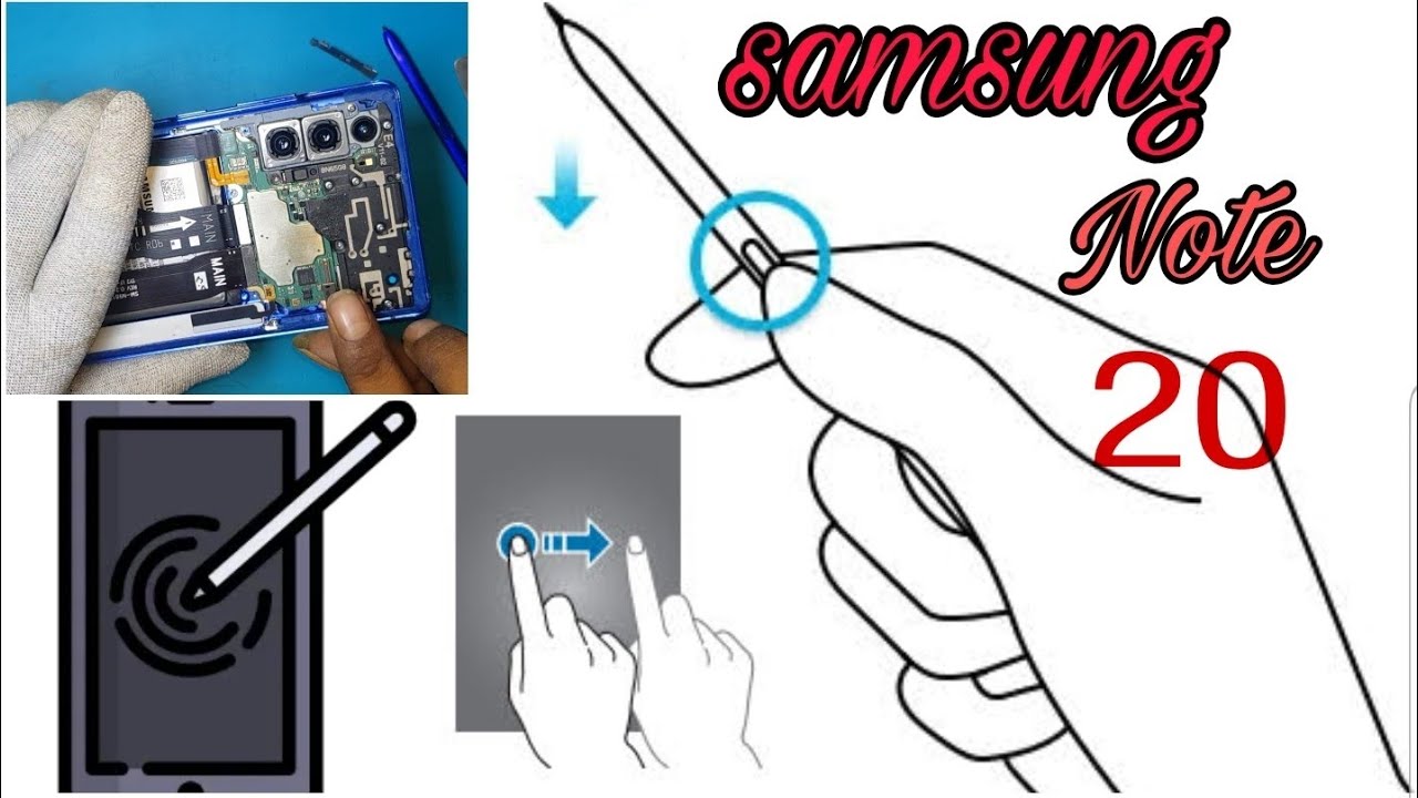 samsung note 20 touch screen not working but S Pen work Solution #mobileengineer