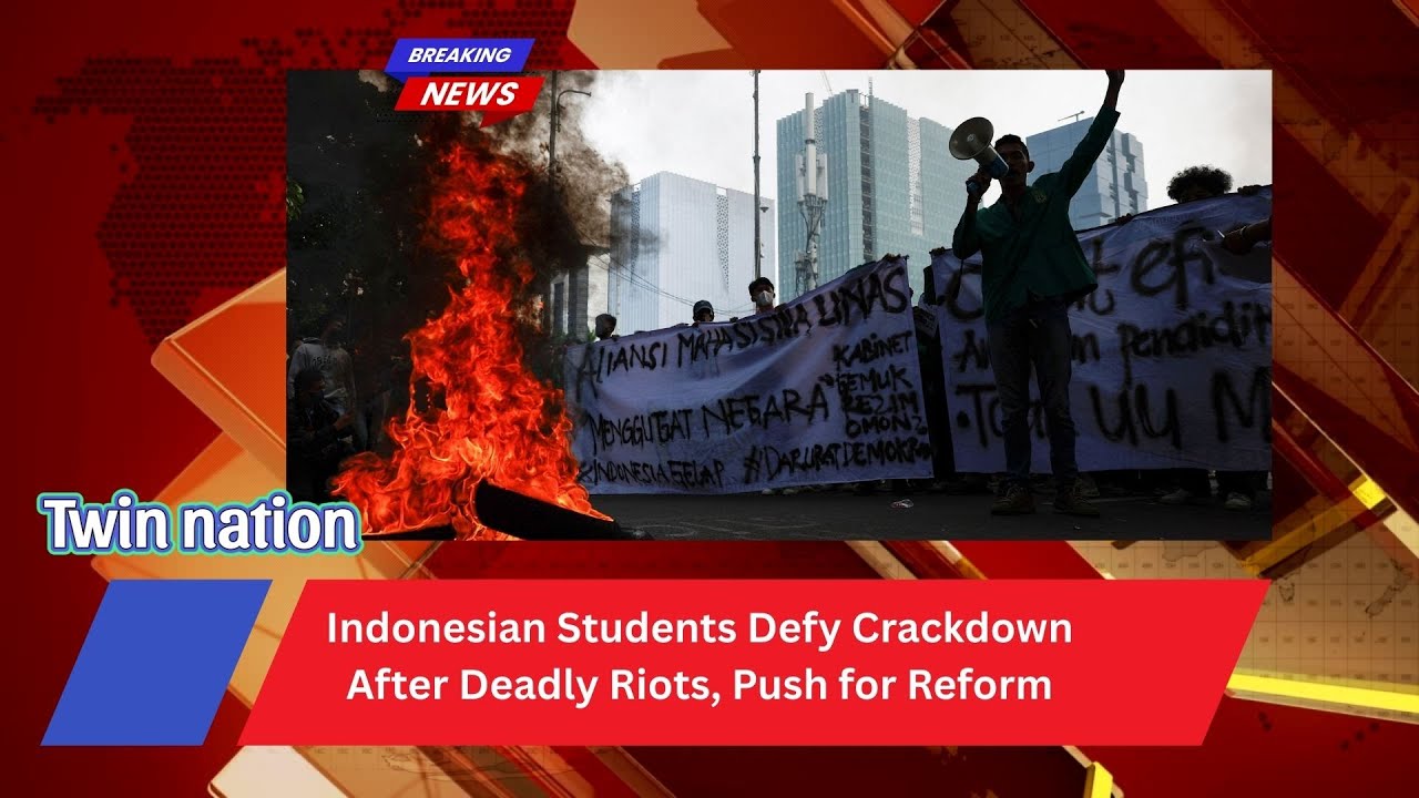 Indonesian Students Stand Firm After Deadly Riots | Calls for Reform Grow Stronger