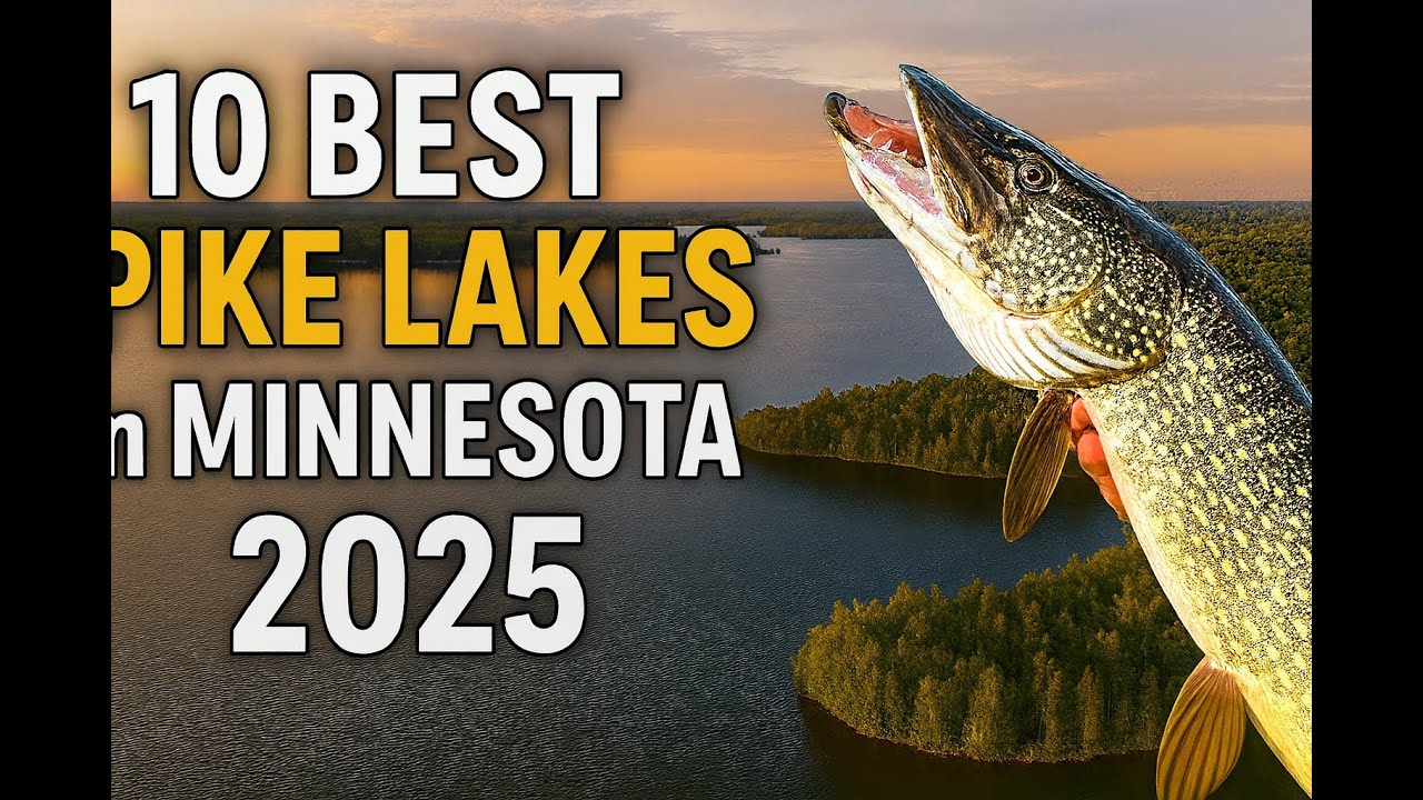 Minnesota’s Top 10 Pike Lakes REVEALED! (2025 Fishing Guide)