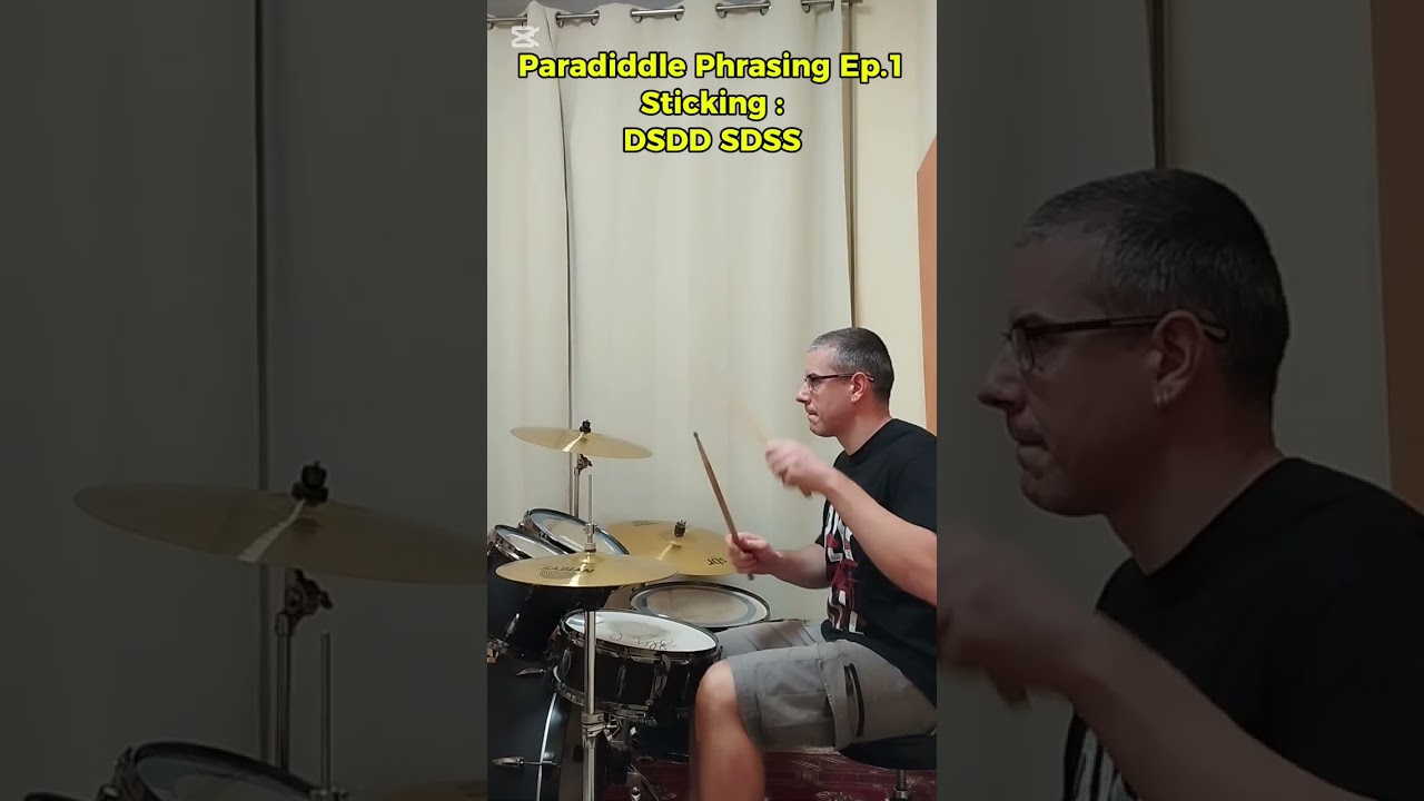 Paradiddle Phrasing Ep.1 #shorts #drumshorts #drums #drummer #drumming #drum #drumlessons
