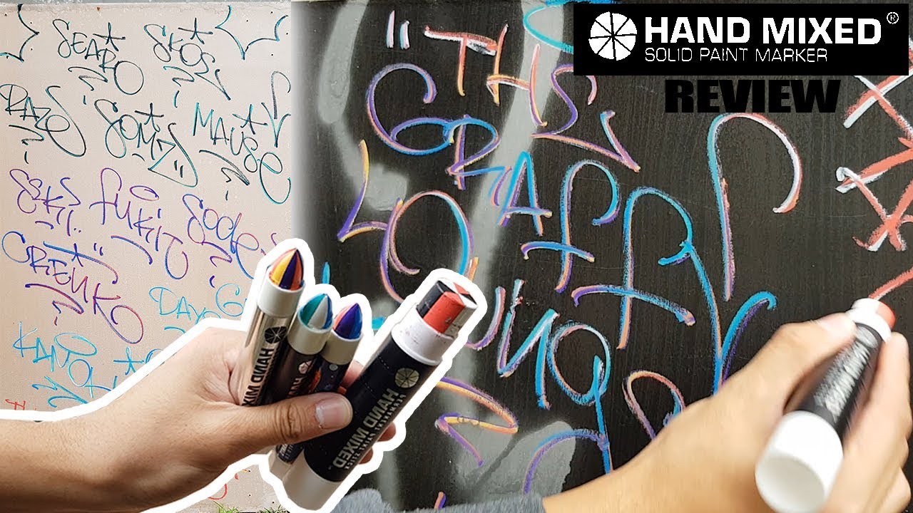 HAND MIXED Solid Paint Marker Review // Split Solids