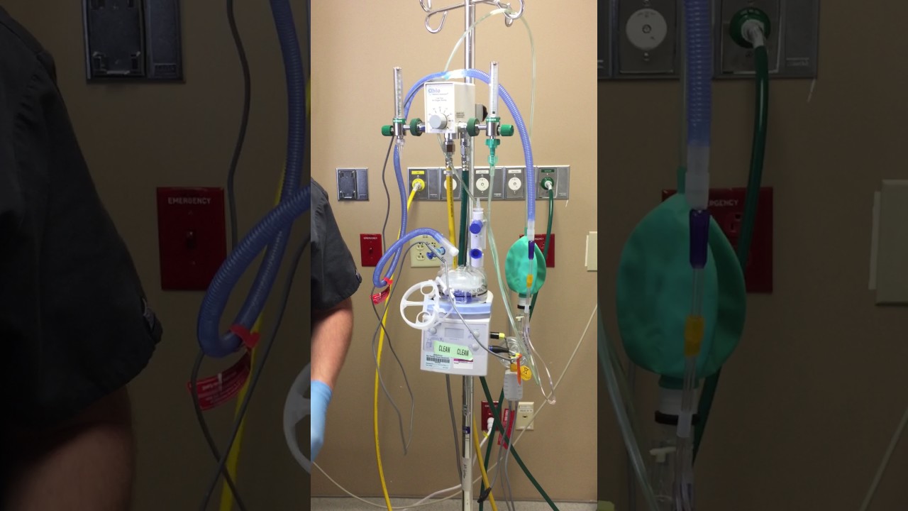 Neonatal - High Flow Nasall Cannula Set Up 1