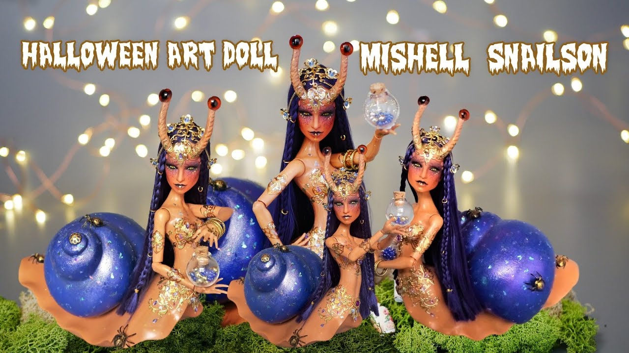 HALLOWEEN DOLL REPAINT - Mishell Snailson