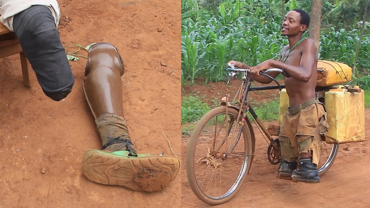Atwara igare atagira amaguru | Umuryango we urigupfa areba | Twarize twese tubabonye