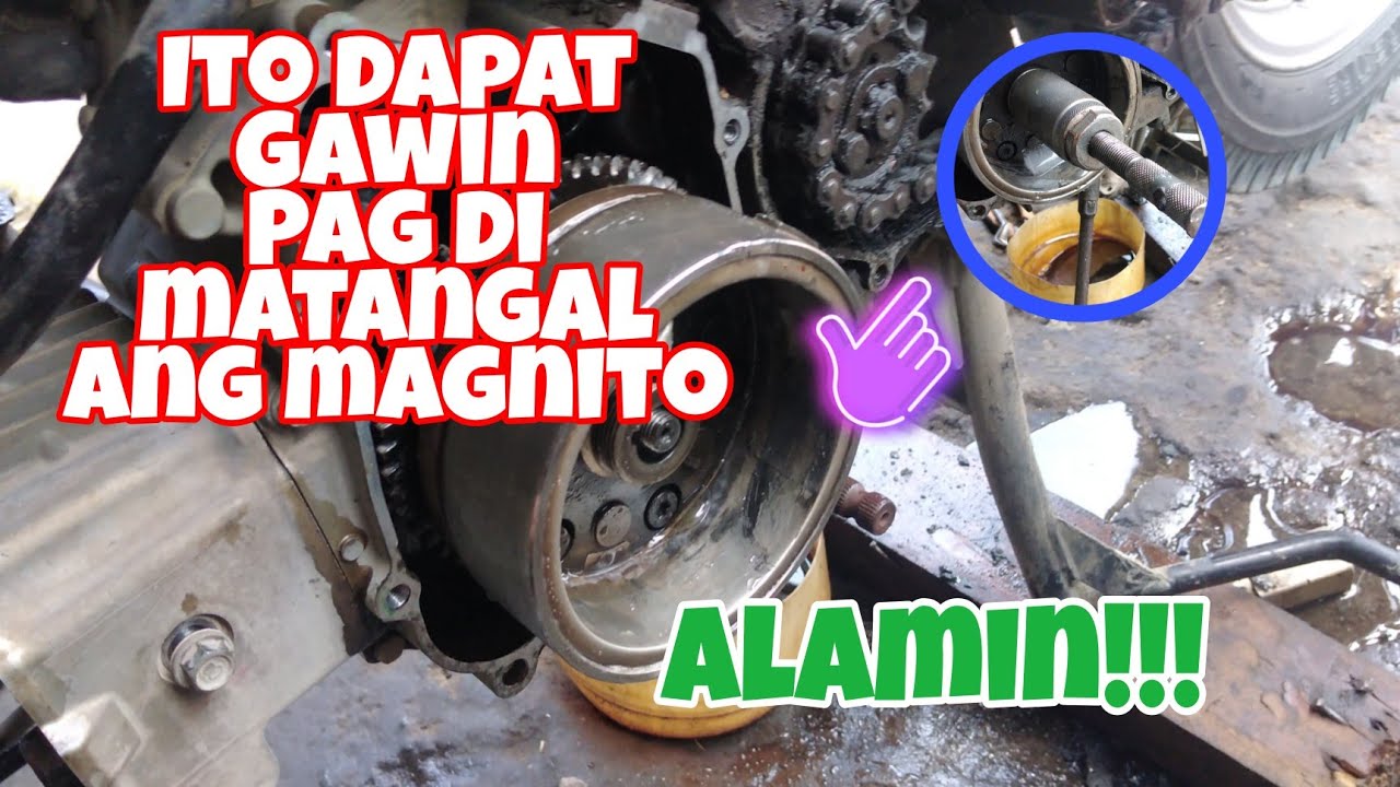 Paano Tangalin ang Magnito/Flywheel na Matigas. Alamin.