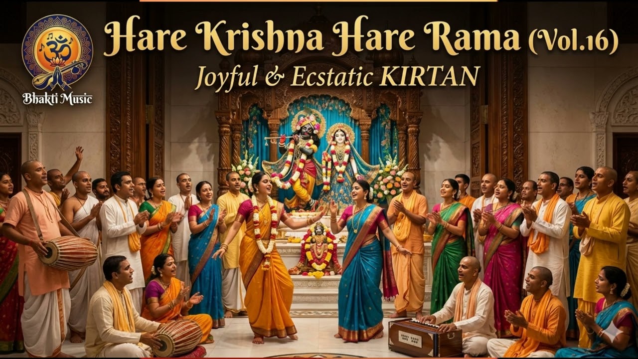 Hare Krishna Hare Rama  | KIRTAN | Joyful & Ecstatic | Bhakti Music Hindi
