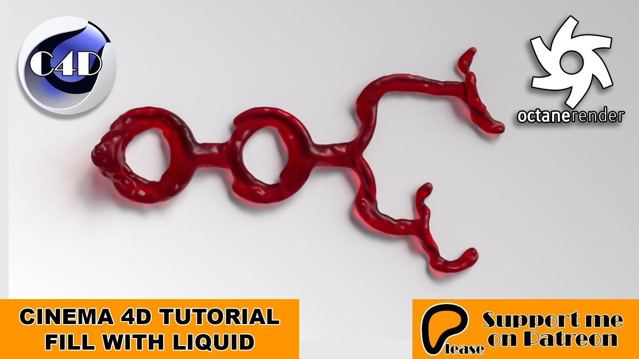 Fill A Container with Liquid (Cinema 4D Tutorial) #cinema4d #c4d #animation #simulation