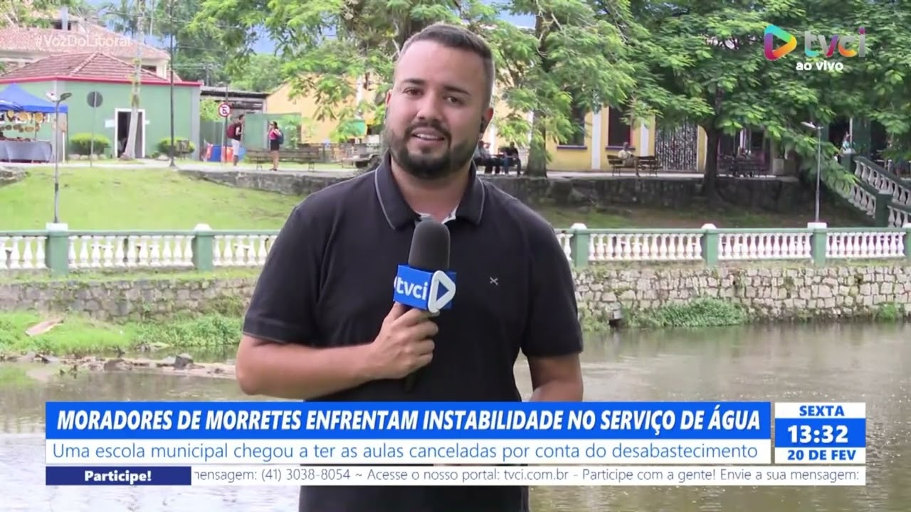 MORADORES DE MORRETES ENFRENTAM INSTABILIDADE NO SERVIÇO DE ÁGUA