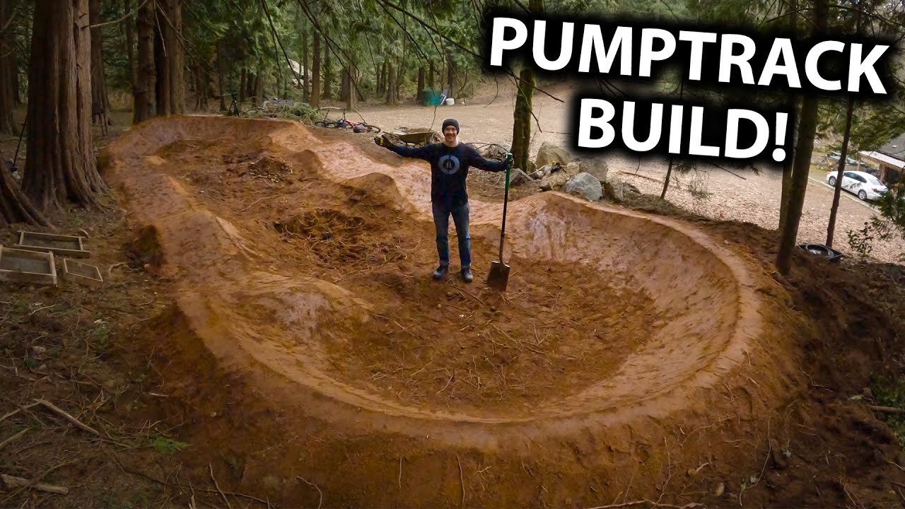 Закладываем фундамент моего нового заднего двора! — Строим Pumptrack и спускаемся вниз!