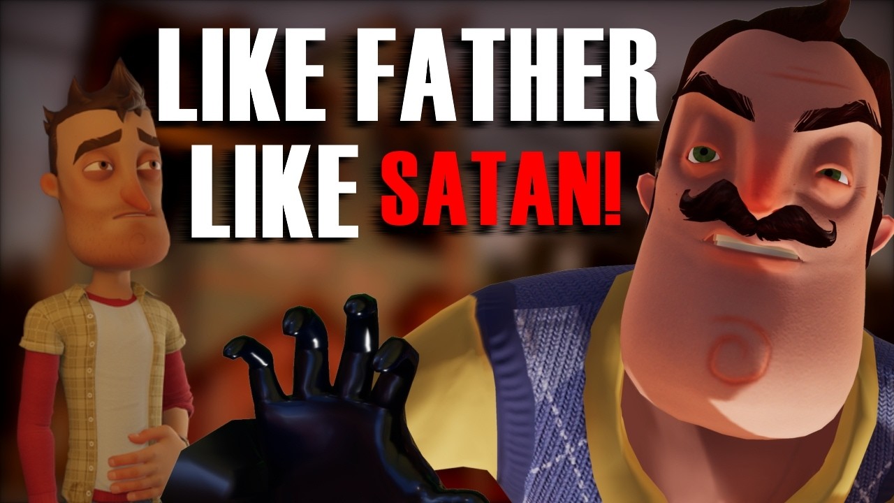SATANIC SCENARIO of Hello Neighbor! - The Cancelled Story