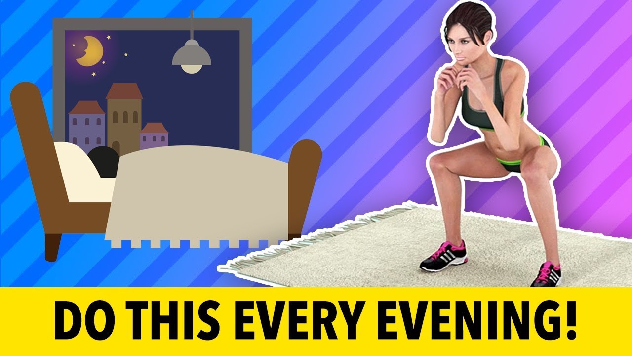 Do This Every Evening: 9 Simple Exercises To Burn Calories