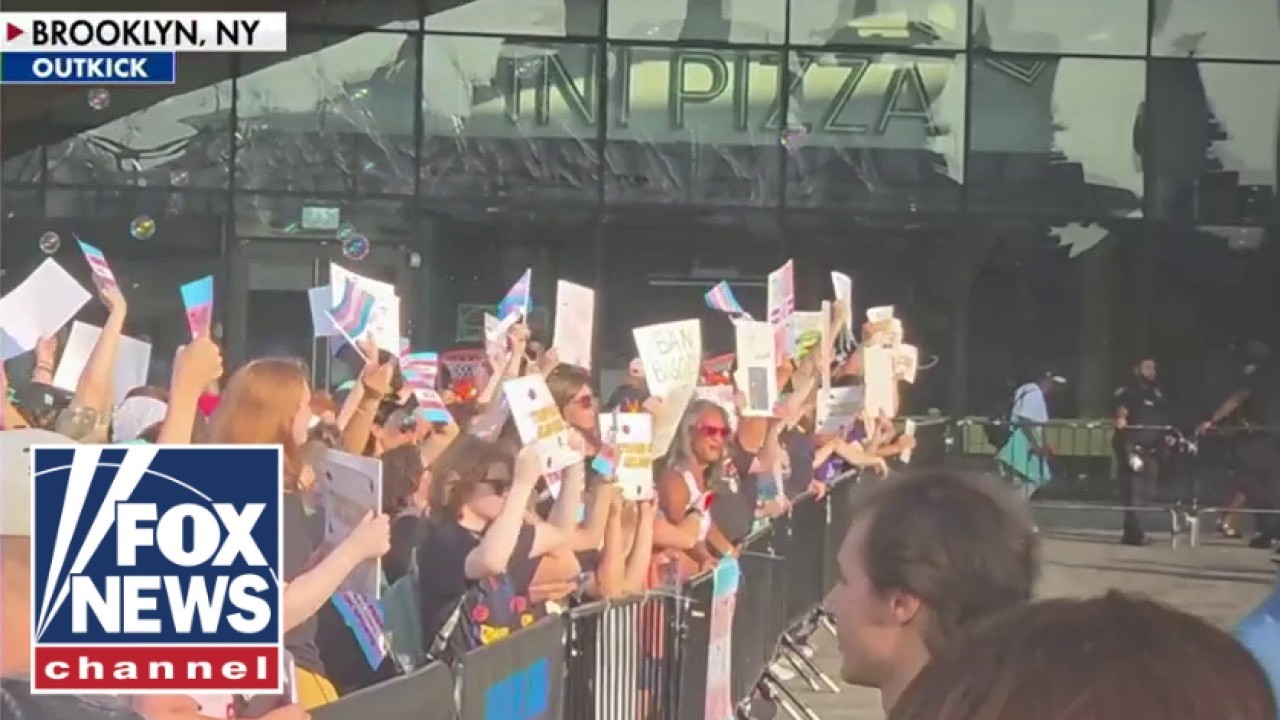 Trans activists ERUPT in protest outside WNBA game