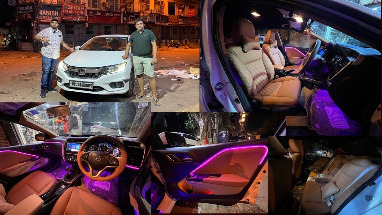 Modified Honda City From Bijnor | Full Car Interior | Android Stereo With 360 Degree Camera