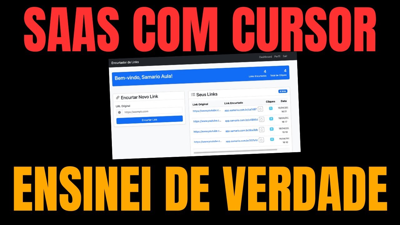 Cursor | Como Criar Um Projeto SaaS do Zero Usando o Cursor EP01| ENSINEI DE VERDADE!