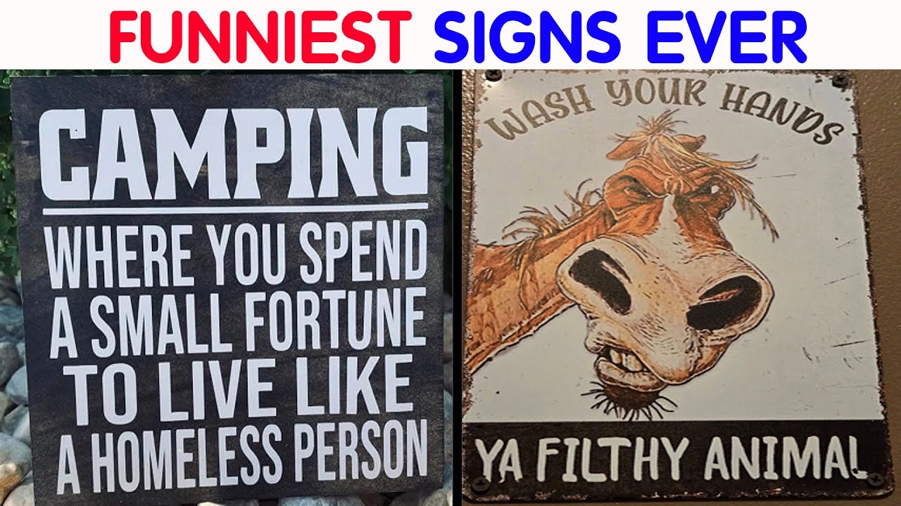 Absolutely Dumb Signs For Those In Need Of A Good Laugh || video compilation #4