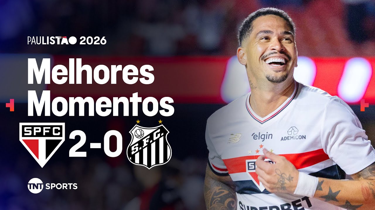 SÃO PAULO 2X0 SANTOS - MELHORES MOMENTOS - PAULISTÃO 2026