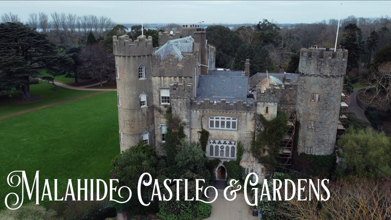 Malahide Castle & Gardens | County Dublin | Ireland | 4K Aerial Film