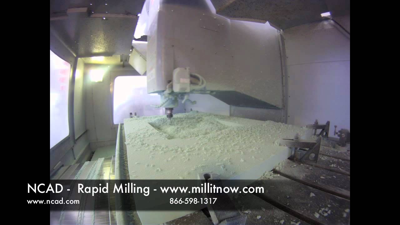 Large Format CNC Milling - Time lapse -  www.Millitnow.com