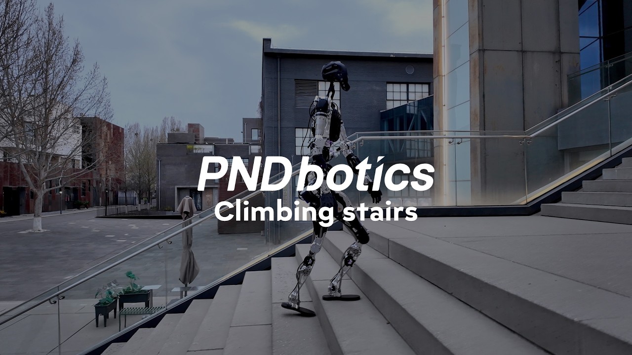 PNDbotics Adam Robot: Stair Climbing