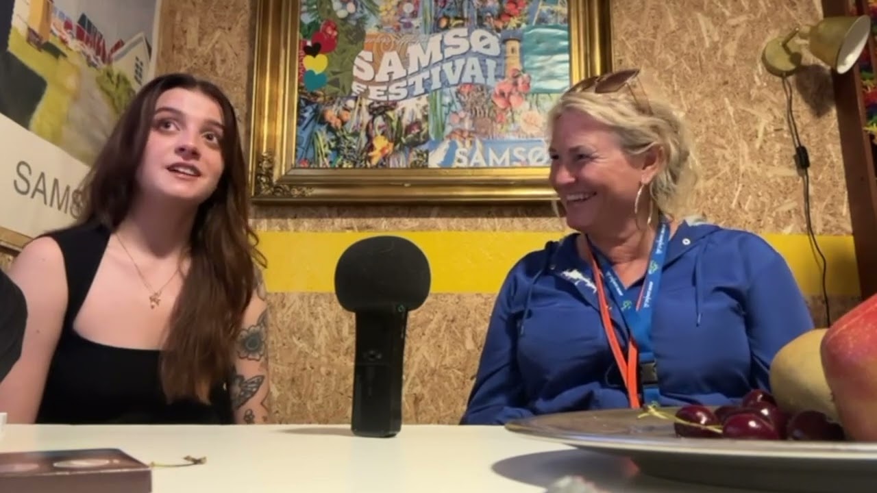 Signe møder Ida Laurberg på Samsø