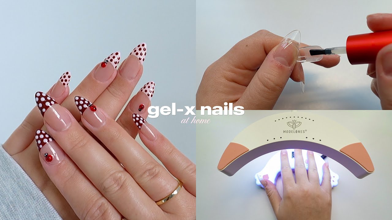 GEL X NAILS AT HOME | *everything you need to do your nails like a pro + to last 3-4 weeks*
