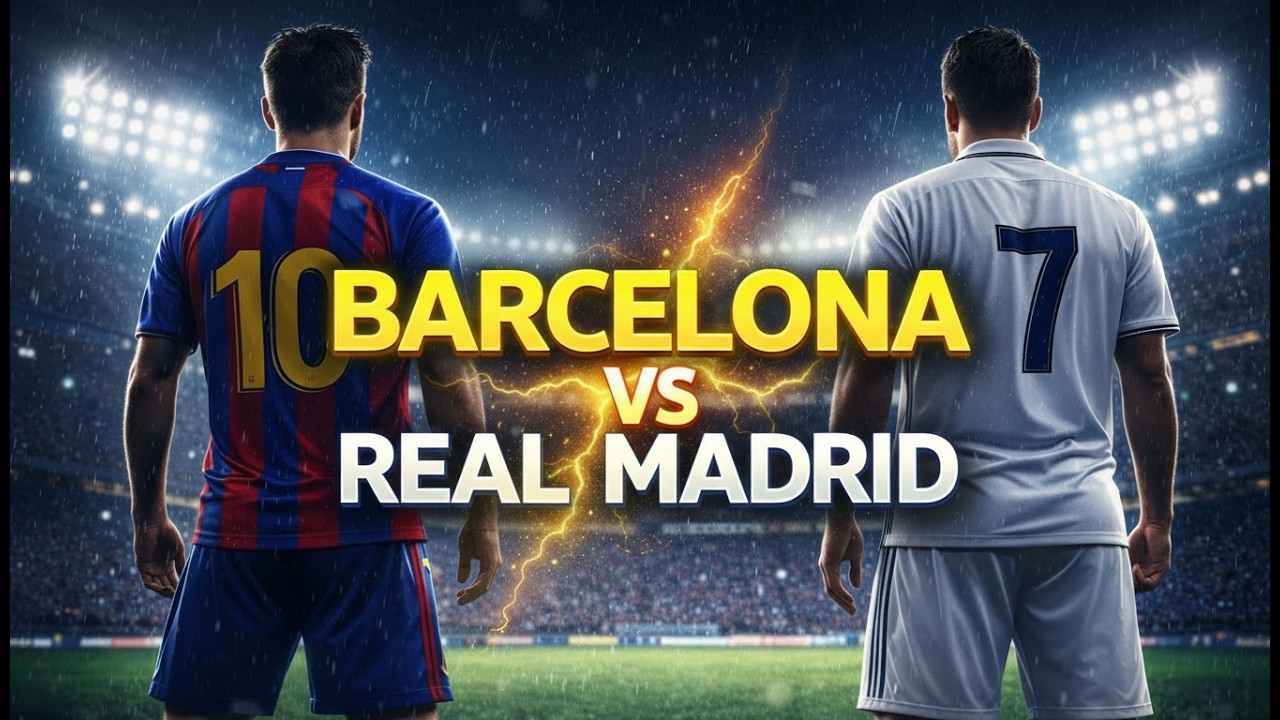 Barcelona vs Real Madrid  El Clásico 🔥 eFootball Gameplay  Full Match