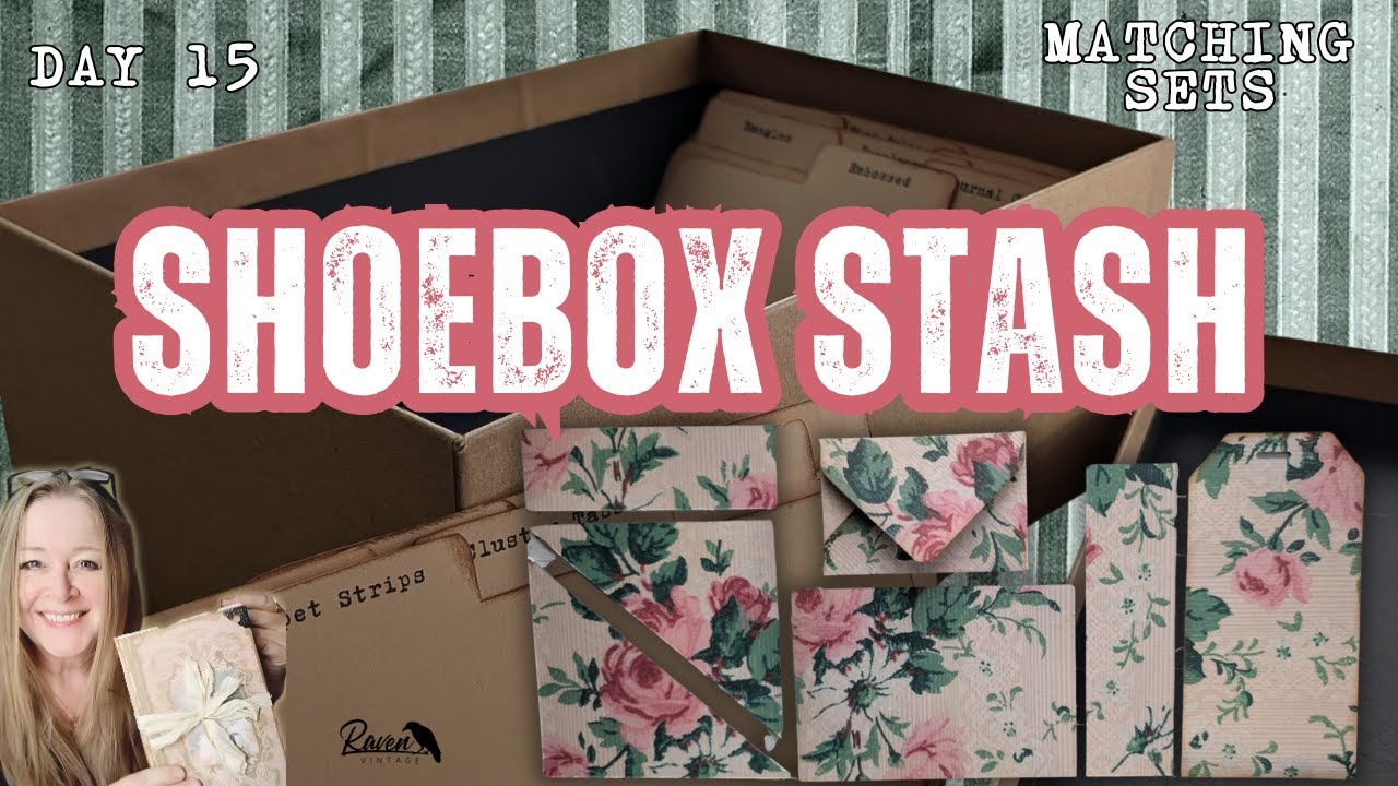 Shoebox Stash, день 15 — Удивительные наборы элементов для скрапбукинга, собранные менее чем за 1...