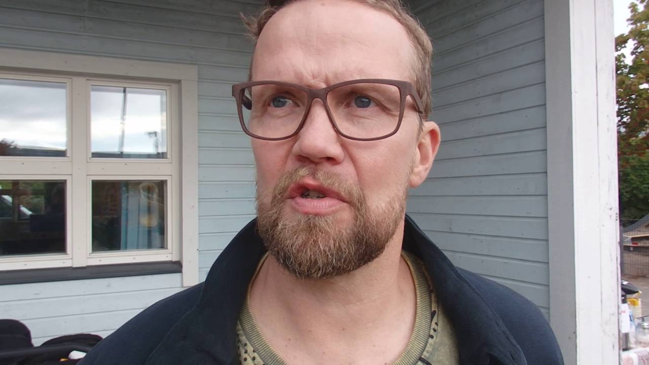 Haastattelussa Petteri Summanen @ Yösyöttö-elokuvan kuvaukset 19.9.2016