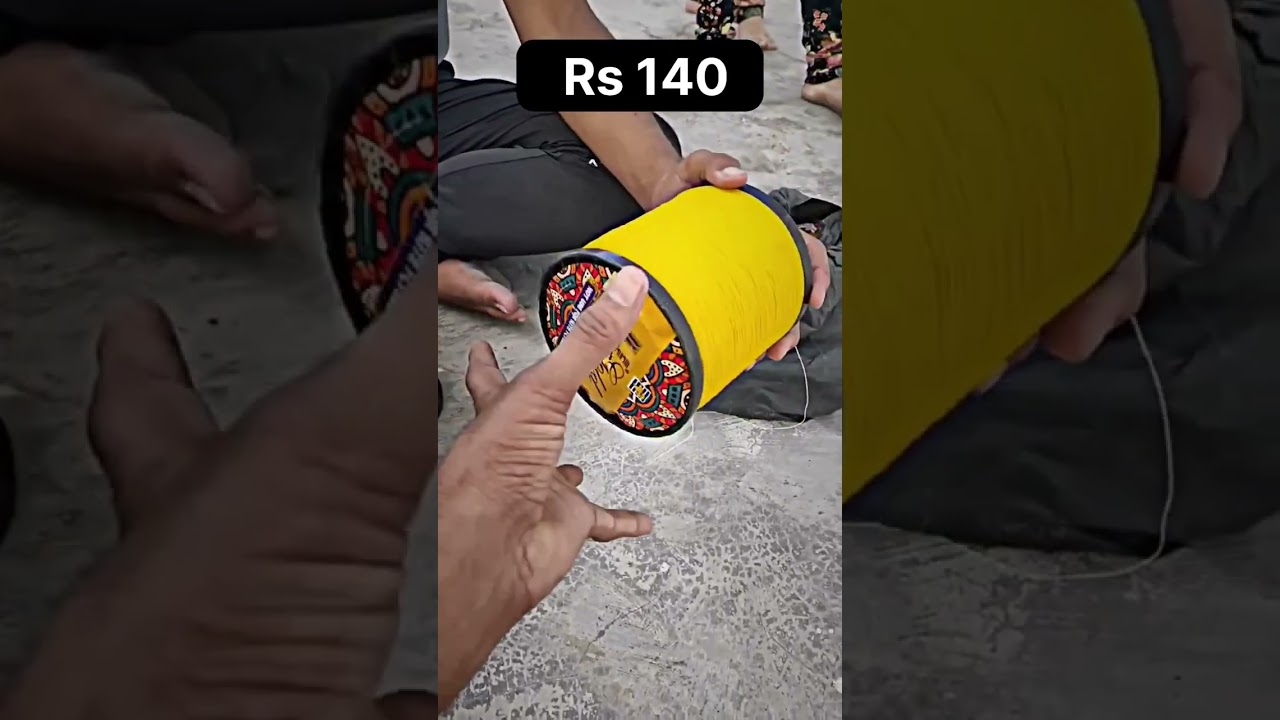 Monofil gold gattu | Monofil Gold manjha | mono kite | Big kite | Kite flying | Love ludhiana